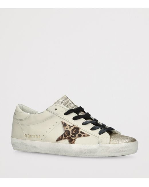 Golden Goose Deluxe Brand Natural Leather Super-Star Sneakers