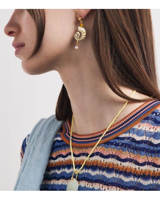 Anni Lu Metallic Plated Seaside Earrings