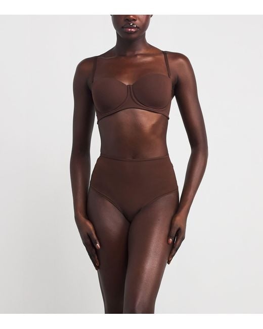 Skims Brown Fits Everybody Strapless Bra