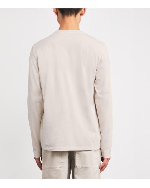 Barena White Cotton Luigi Long-Sleeve T-Shirt for men