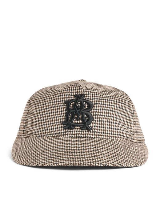 About Blank Gray Wool-Blend Monogram Cap for men