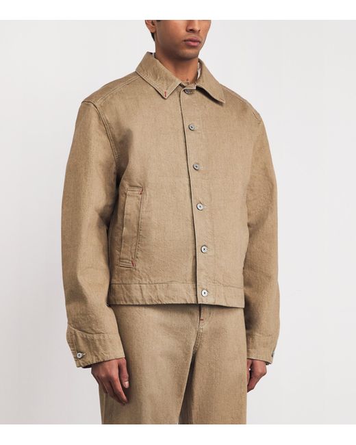 Jacquemus Brown Denim Jacket for men
