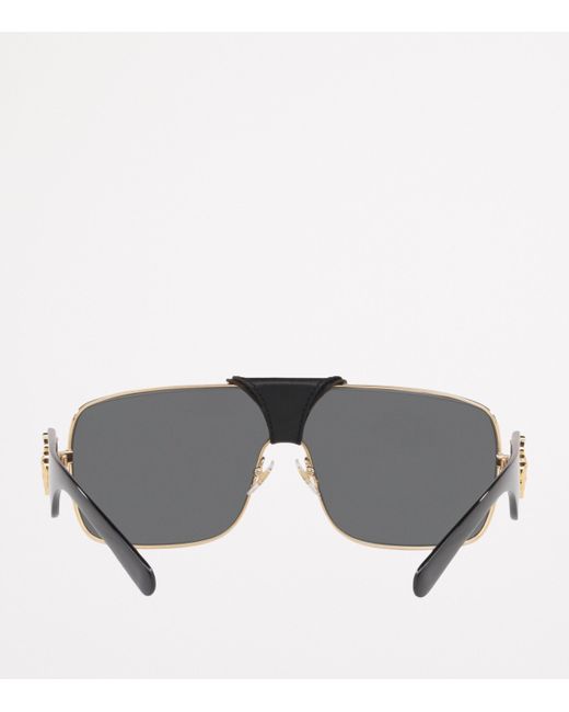 Versace Gray Square Sunglasses for men