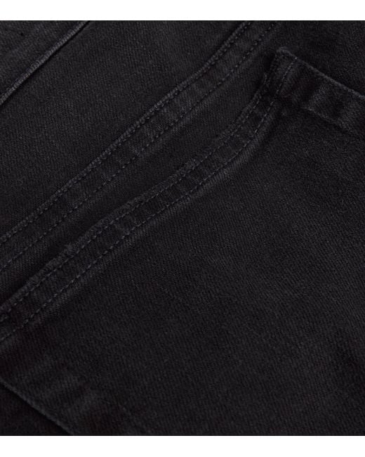 FRAME Black The Modern Straight Jeans for men