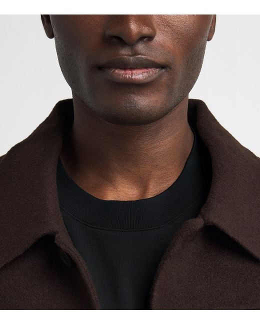 Sandro Black Cotton Oversized T-Shirt for men