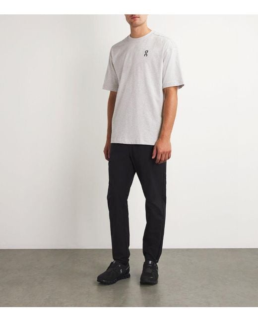 On Shoes Relaxed Fit Cotton Club T Shirt in White for Men Lyst UK