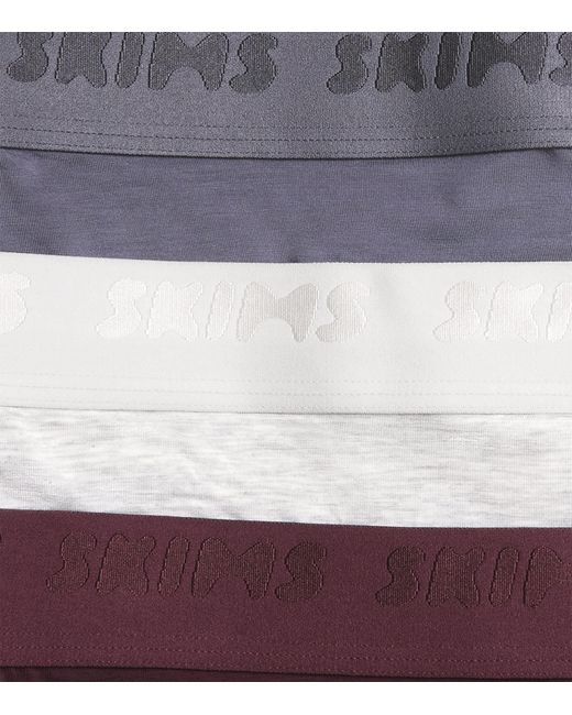Skims Purple Stretch Boxer Briefs for men
