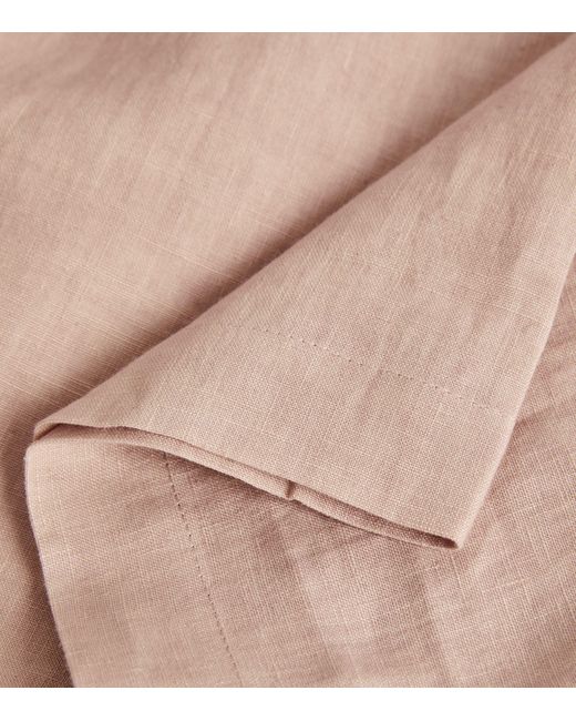 Eskandar Natural Linen A-line Blouse