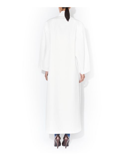 Alaïa White Supima Cotton Kimono Jacket