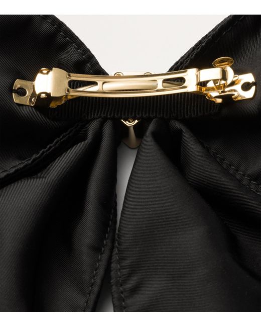 Prada Black Re-Nylon Hair Clip