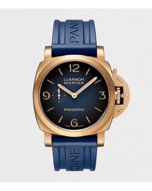 Panerai Blue Bronzo Luminor Marina Watch