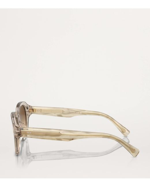 Brunello Cucinelli Brown Acetate Bc4004S Sunglasses