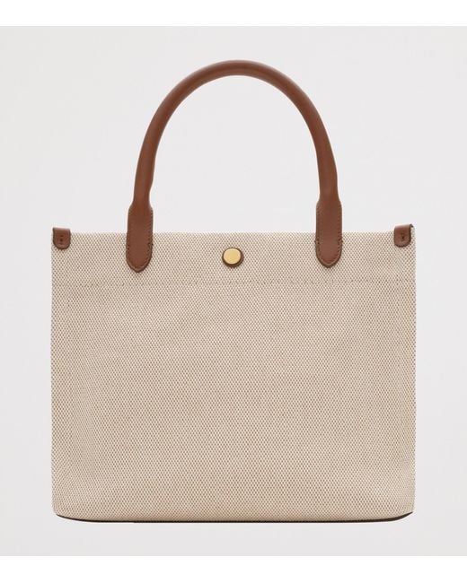 Burberry Brown Mini Canvas Clovelly Bag
