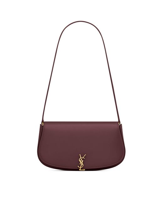 Saint Laurent Purple Mini Flap Shoulder Bag