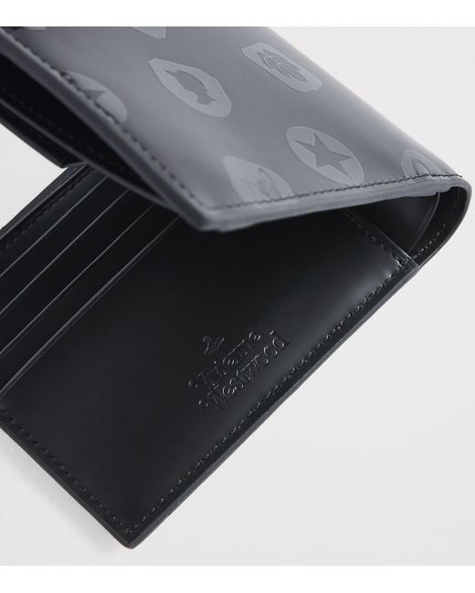Vivienne Westwood Black Leather Logo Wallet for men
