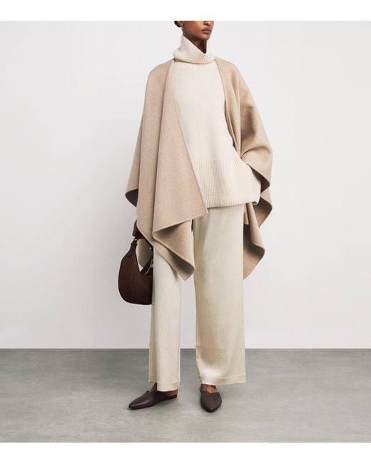 Joseph Natural Wool-Cashmere Cassidy Cape