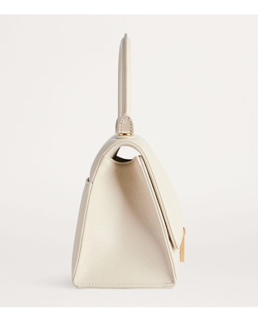 Balenciaga Natural Small Padded Hourglass Top-handle Bag