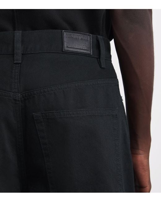 Helmut Lang Blue Barrel-Leg Jeans for men