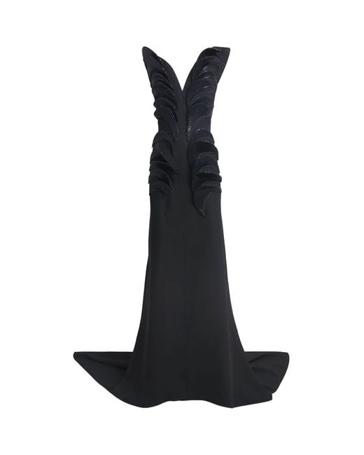 Maticevski Black Spearhead Gown