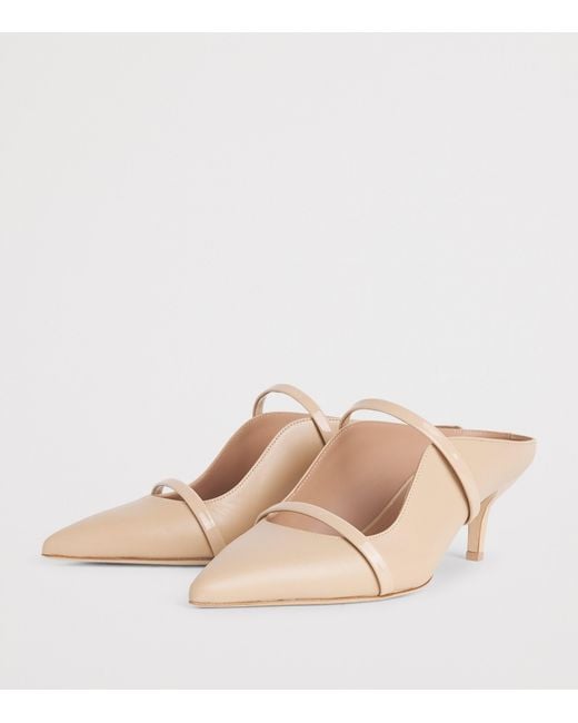 Malone Souliers Natural Leather Maureen Mules 45