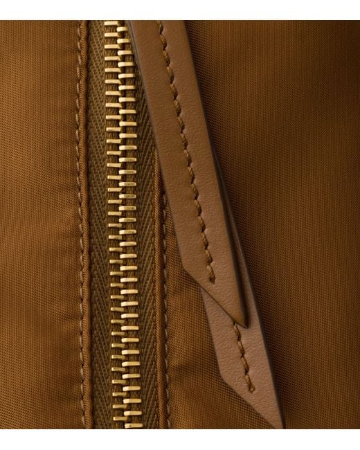 Prada Brown Small Re-Nylon And Leather Explore Shoulder Bag