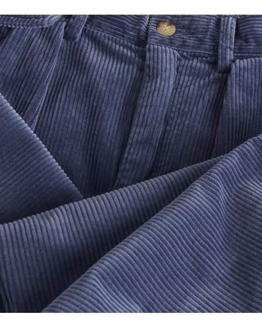 Polo Ralph Lauren Blue Corduroy Whitman Trousers for men
