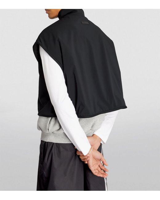 Fear Of God Black Double-layer Gilet for men