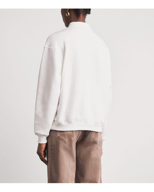 Polo Ralph Lauren White Fleece Polo Sweatshirt