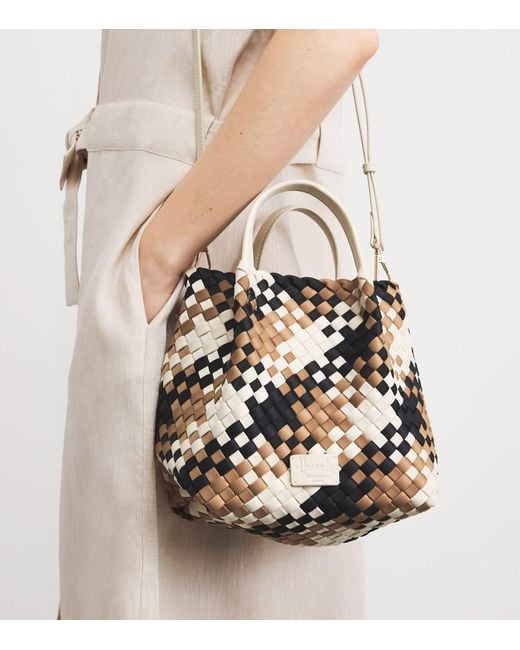 Harrods Multicolor Mini Neoprene Woven Tote Bag