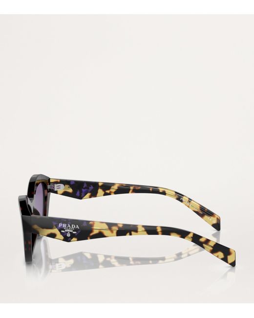 Prada Purple Tortoiseshell Cat-Eye Sunglasses