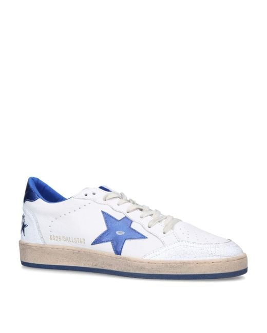 Golden Goose Deluxe Brand Blue 'Ball Star' Sneakers for men