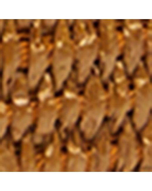Weekend by Maxmara Brown Woven Leather-Trim Belt