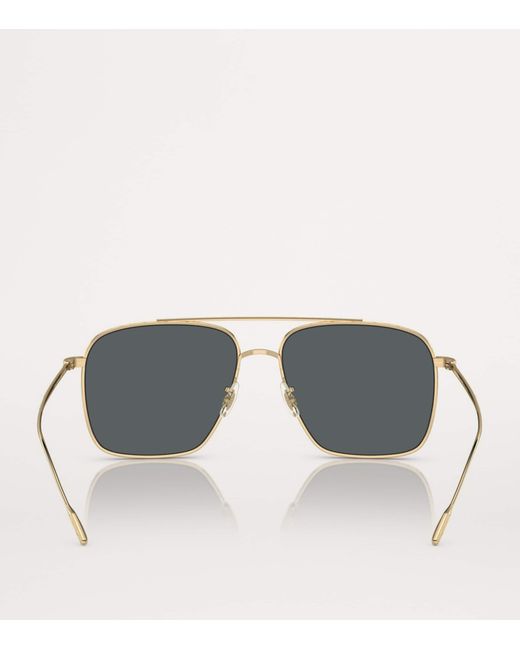 Oliver Peoples Gray Titanium Dresner Sunglasses