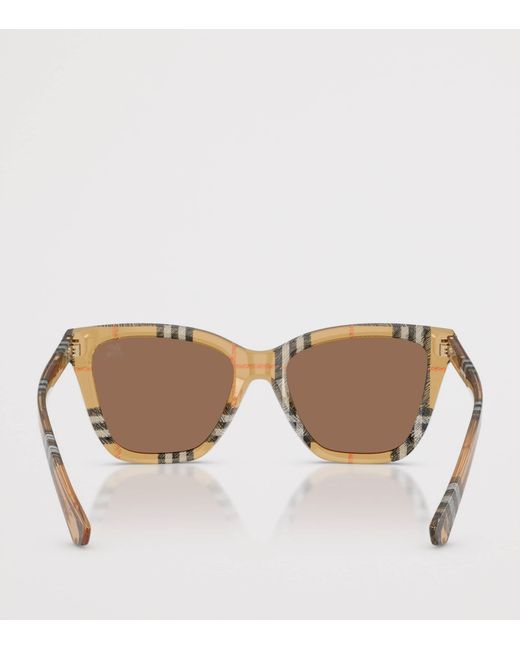 Burberry Brown Acetate Be4470 Square Sunglasses