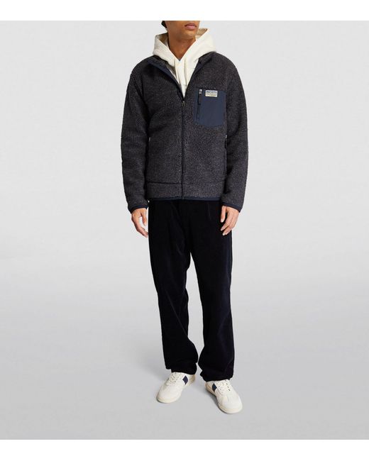 Polo Ralph Lauren Black Zip-up Fleece Jacket for men