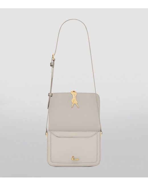 Saint Laurent White Small Solferino Satchel