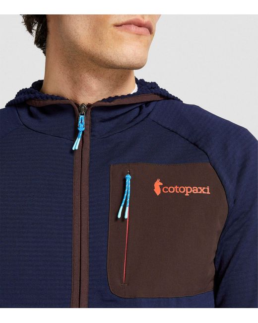 COTOPAXI Blue Otero Zip-up Fleece Hoodie for men