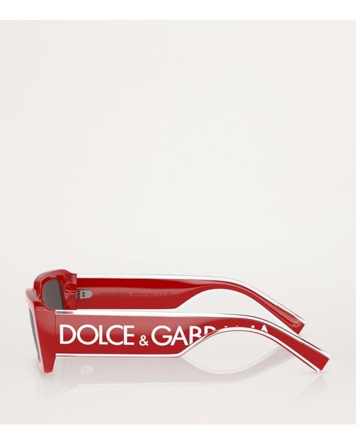 Dolce & Gabbana Red Injected 0Dg6187 Sunglasses