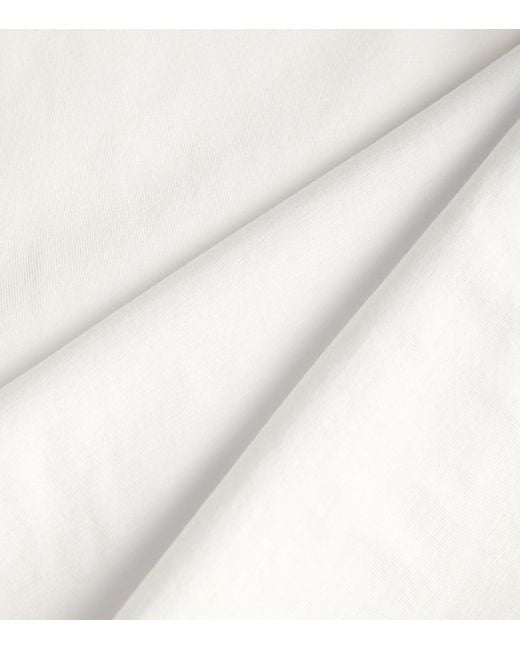 Falke White Cotton-Blend Daily Comfort Muscle Shirt for men