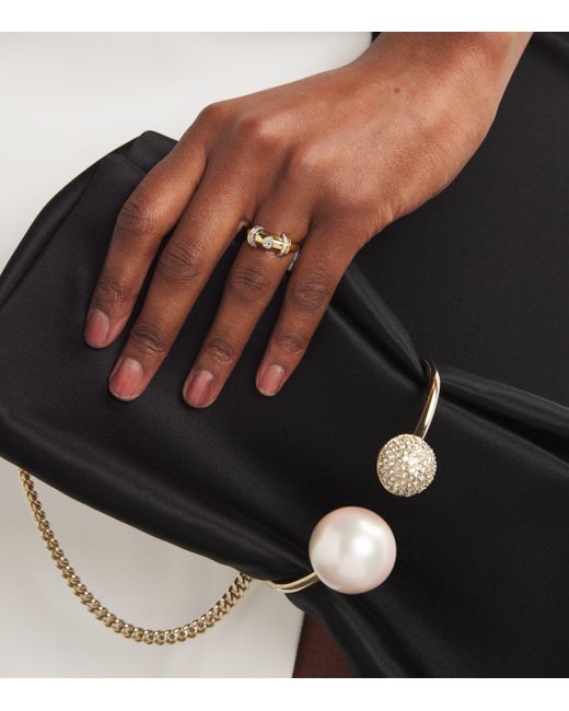 L'Atelier Nawbar Metallic And Diamond Sailor Moon Ring