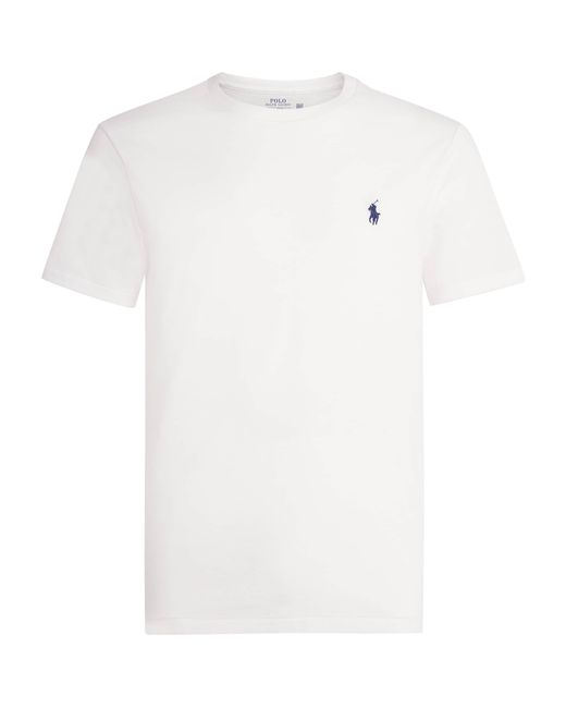 Polo Ralph Lauren Cotton Logo T-Shirt in White for Men | Lyst UK