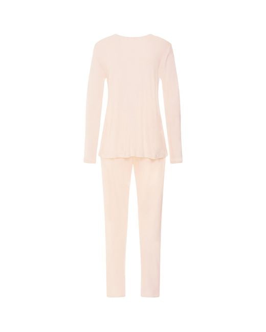 Hanro Pink Tyra Pyjama Set