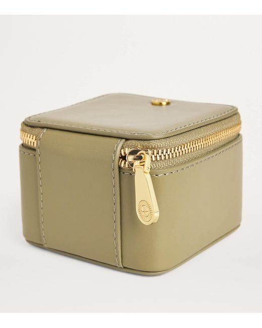 Harrods Natural Small Smooth Leather Trinket Box for men