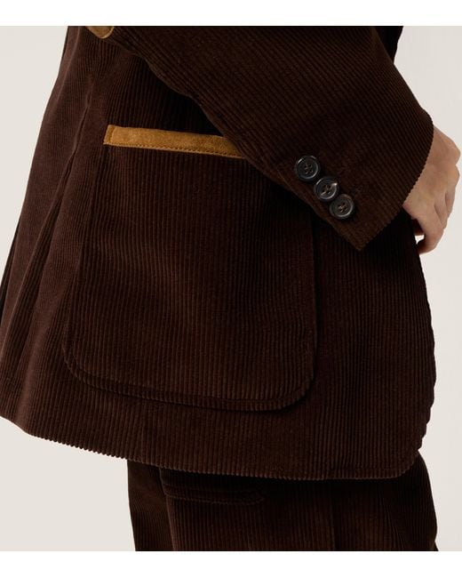 Miu Miu Brown Corduroy Blazer