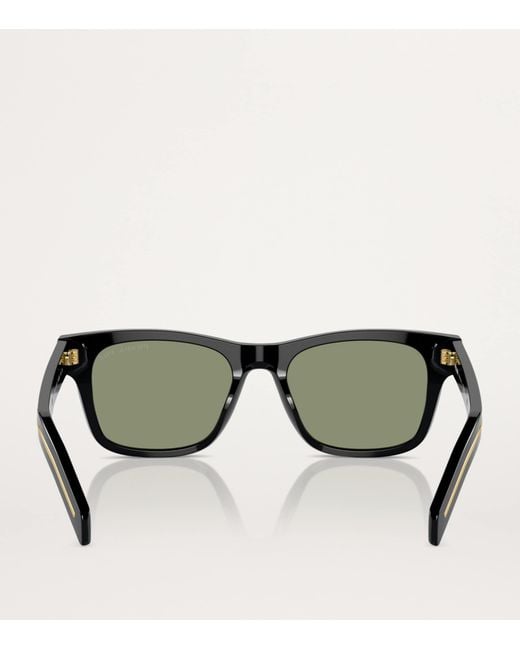 Prada Green Acetate Pr A17S Sunglasses for men