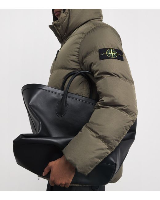 Stone Island Green Wind-Resistant Hooded Parka for men