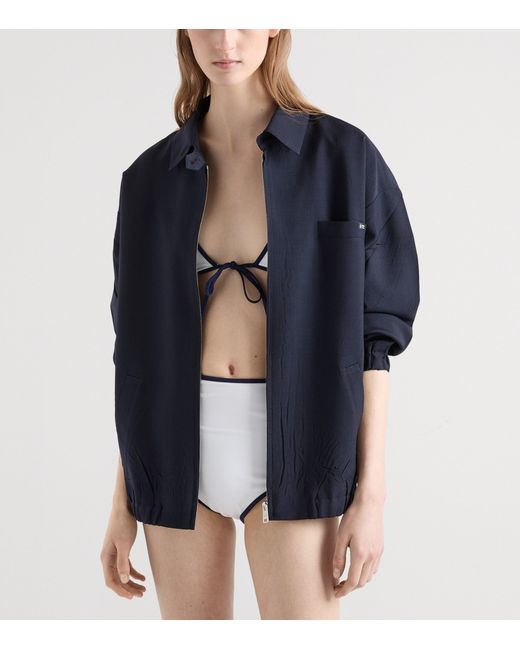 Prada White Re-Nylon Bikini Bottoms