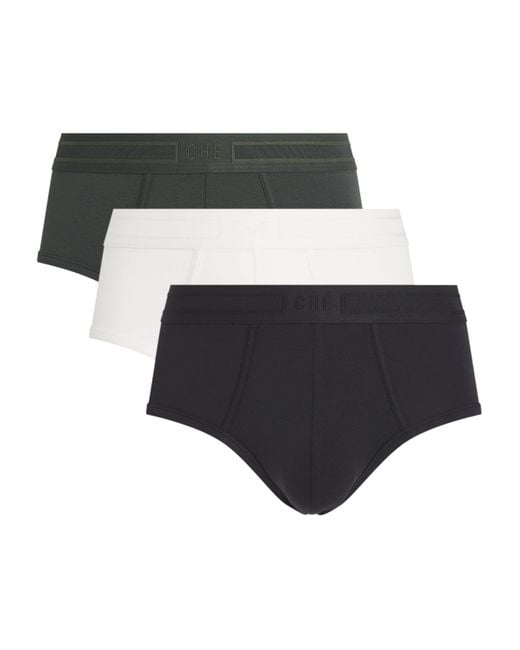 CHE Black Logo-Waist Briefs for men