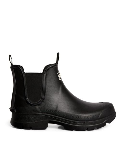Barbour Black Nimbus Wellington Boots for men