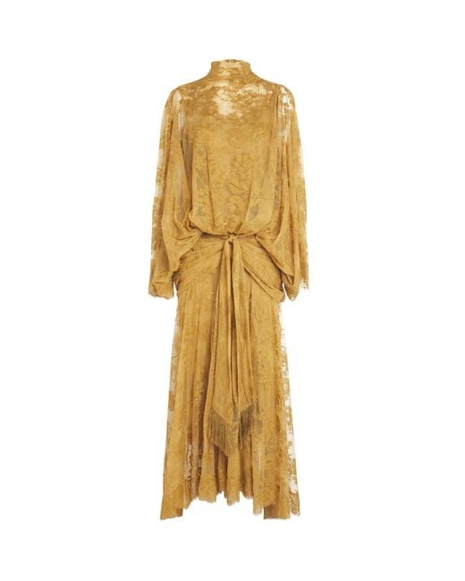 Zimmermann Metallic Lace Ascent Maxi Dress